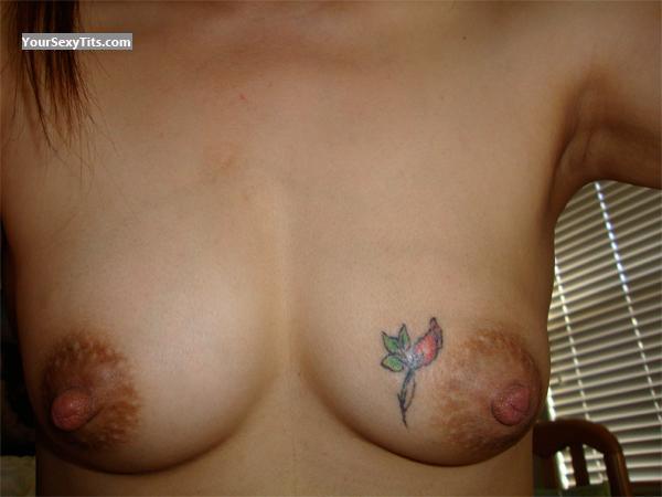 Tit Flash: My Small Tits (Selfie) - Betty from United States